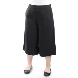 BCX Womens Wide Leg Pants Black Juniors 15